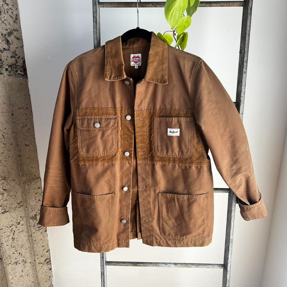 Carhartt brown corduroy workwear jacket